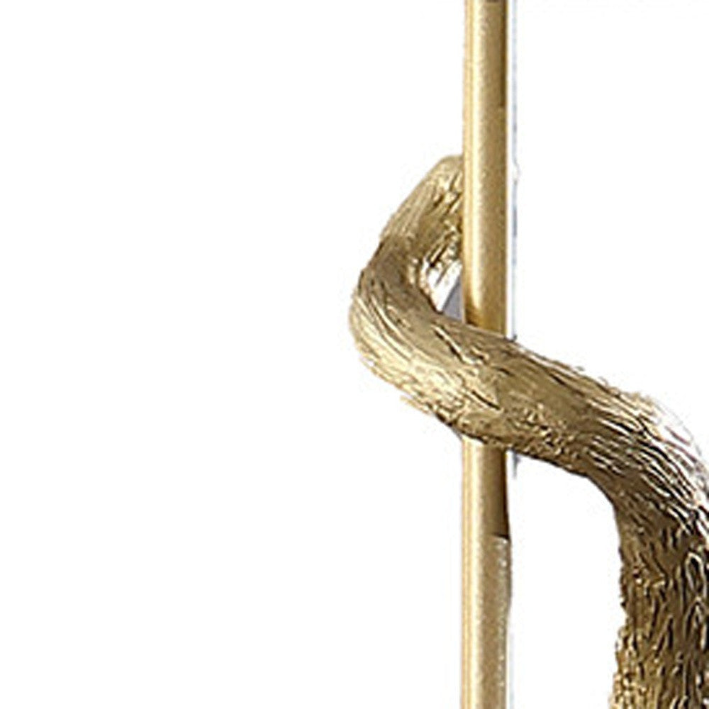 Gold Monkey Table Lamp w/ Shade