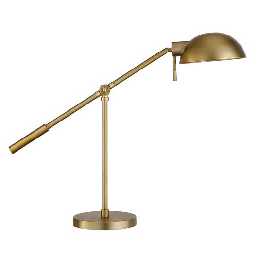 Brass Desk Table Lamp w/ Shade