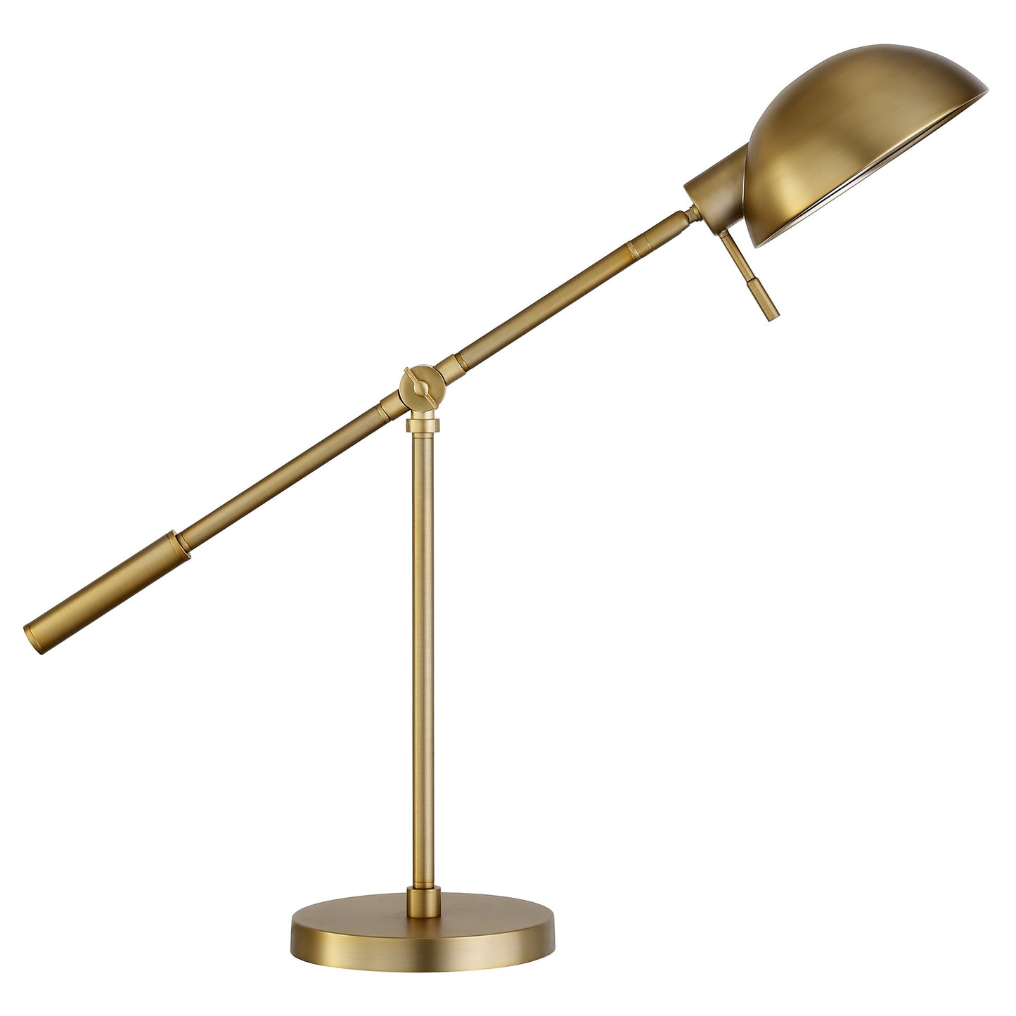 Brass Desk Table Lamp w/ Shade