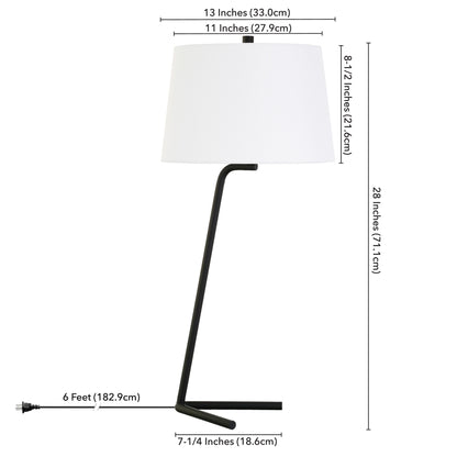 Black Table Lamp w/ Shade