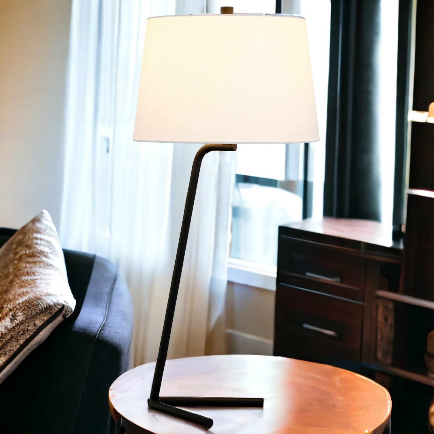 Black Table Lamp w/ Shade