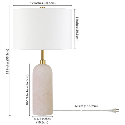 Sand Table Lamp w/ Shade