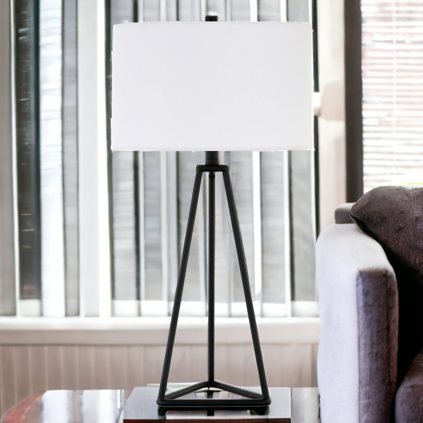 Black Table Lamp w/ Shade