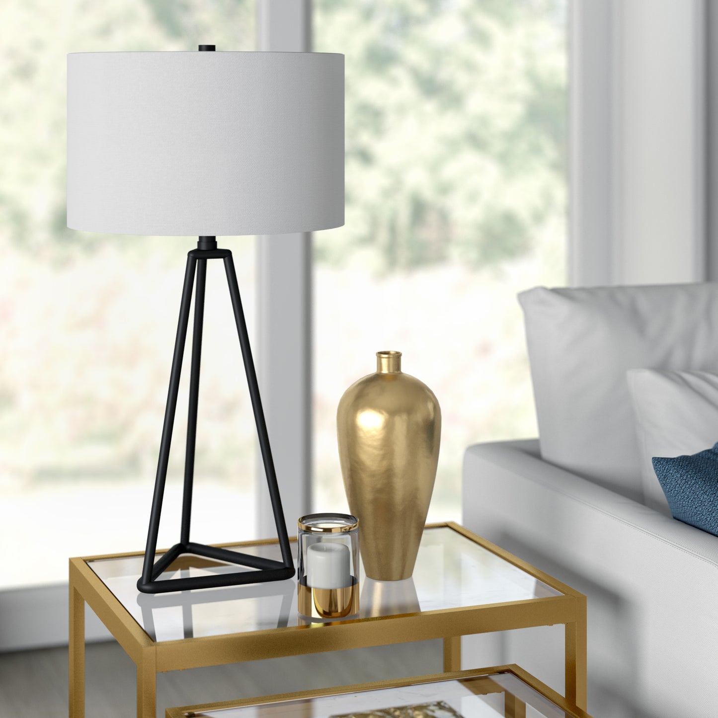 Black Table Lamp w/ Shade