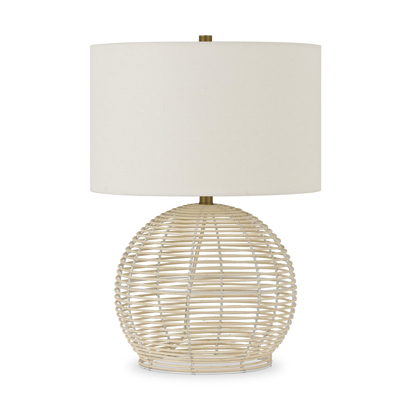 Natural Rattan Table Lamp w/ Shade