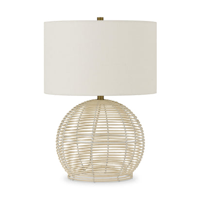 Natural Rattan Table Lamp w/ Shade