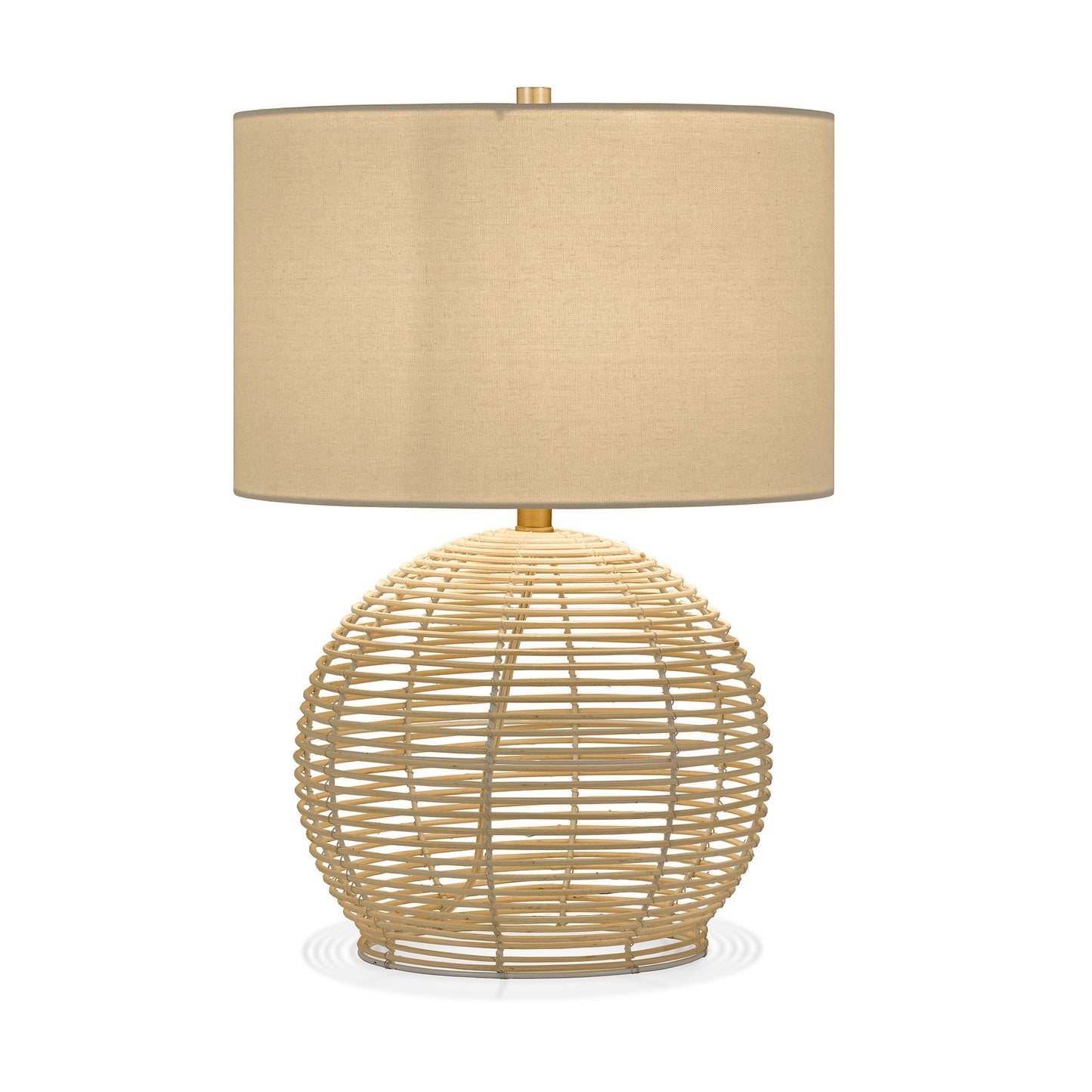 Natural Rattan Table Lamp w/ Shade