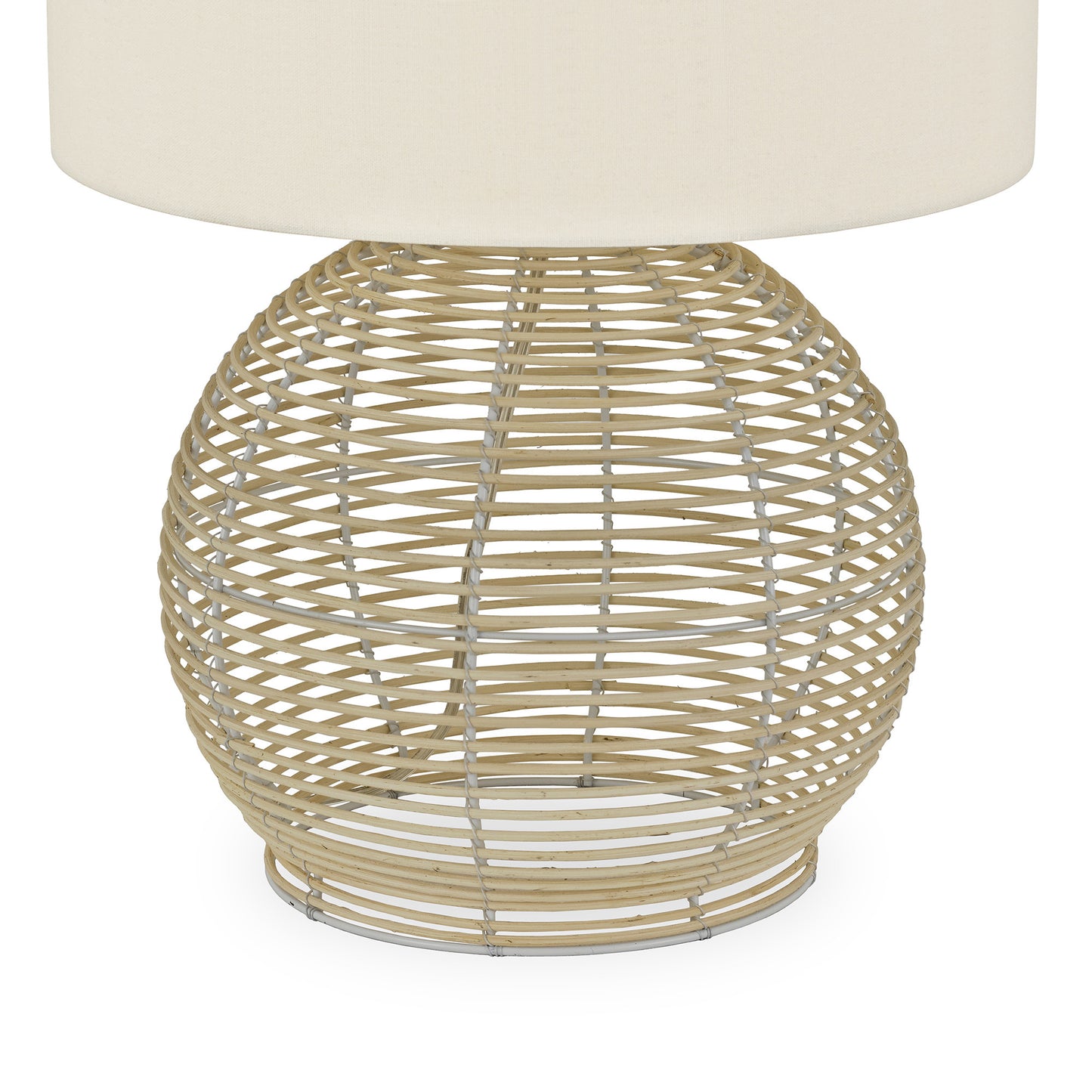 Natural Rattan Table Lamp w/ Shade
