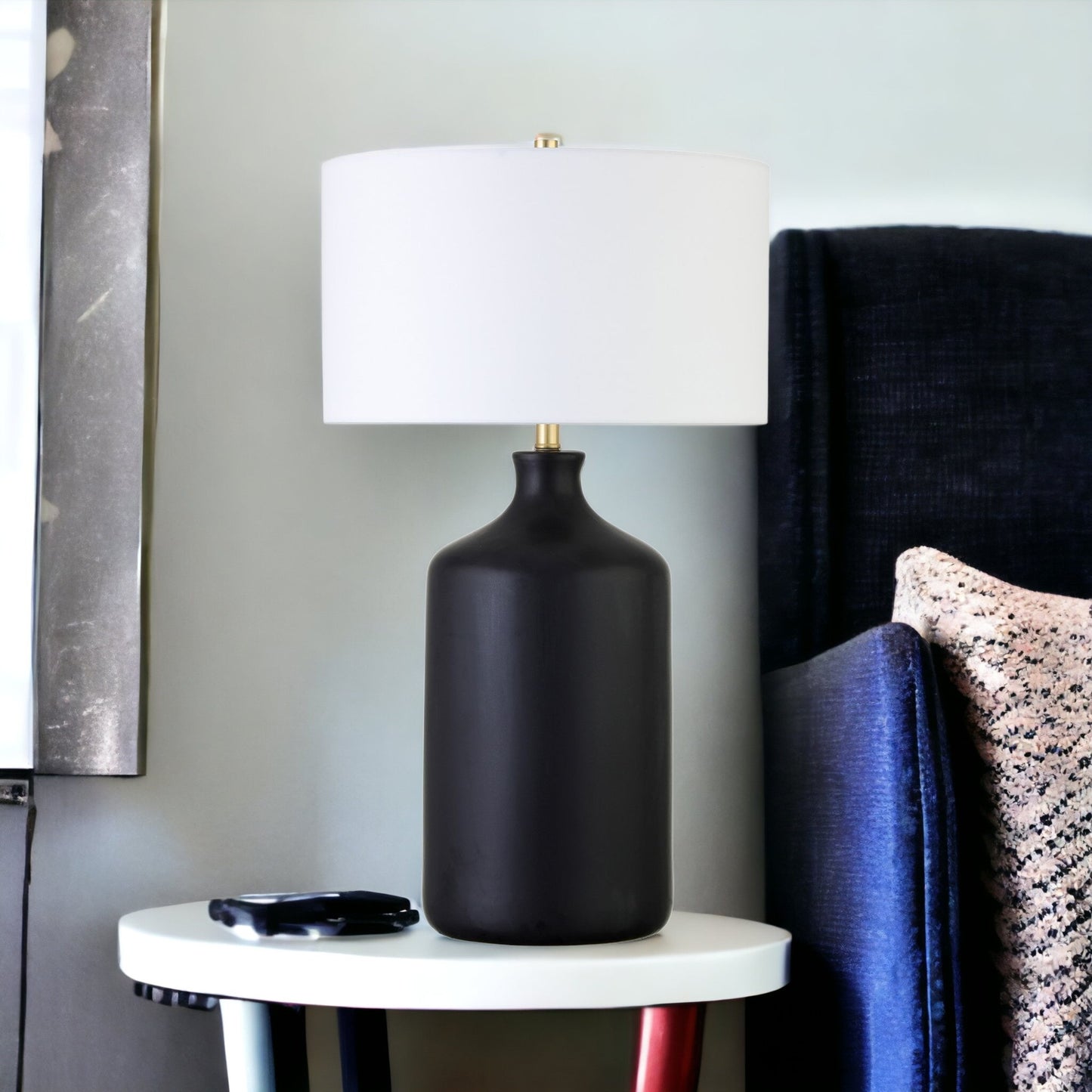 Black Table Lamp w/ Shade