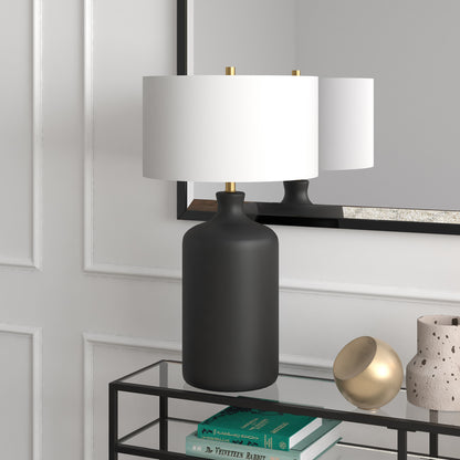 Black Table Lamp w/ Shade