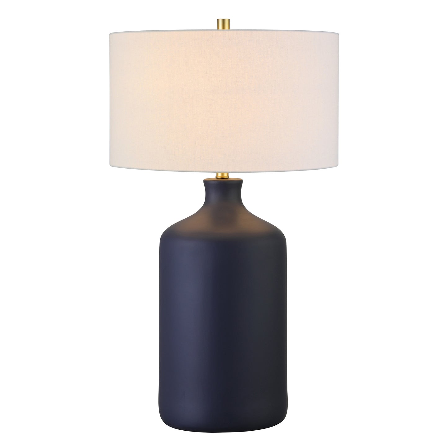 Navy Blue Table Lamp w/ Shade
