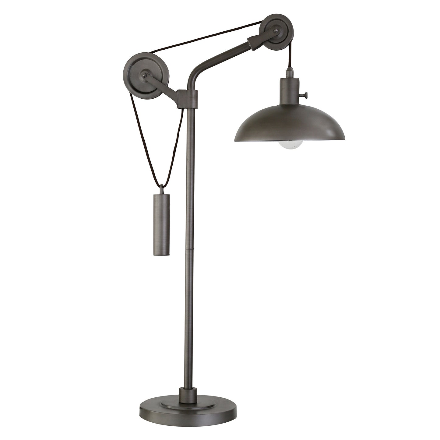 Gray Adjustable Desk Table Lamp w/ Gray Shade
