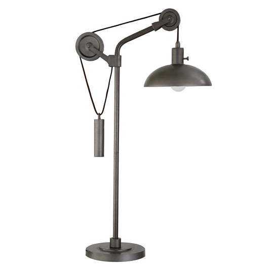 Gray Adjustable Desk Table Lamp w/ Gray Shade