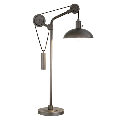 Gray Adjustable Desk Table Lamp w/ Gray Shade