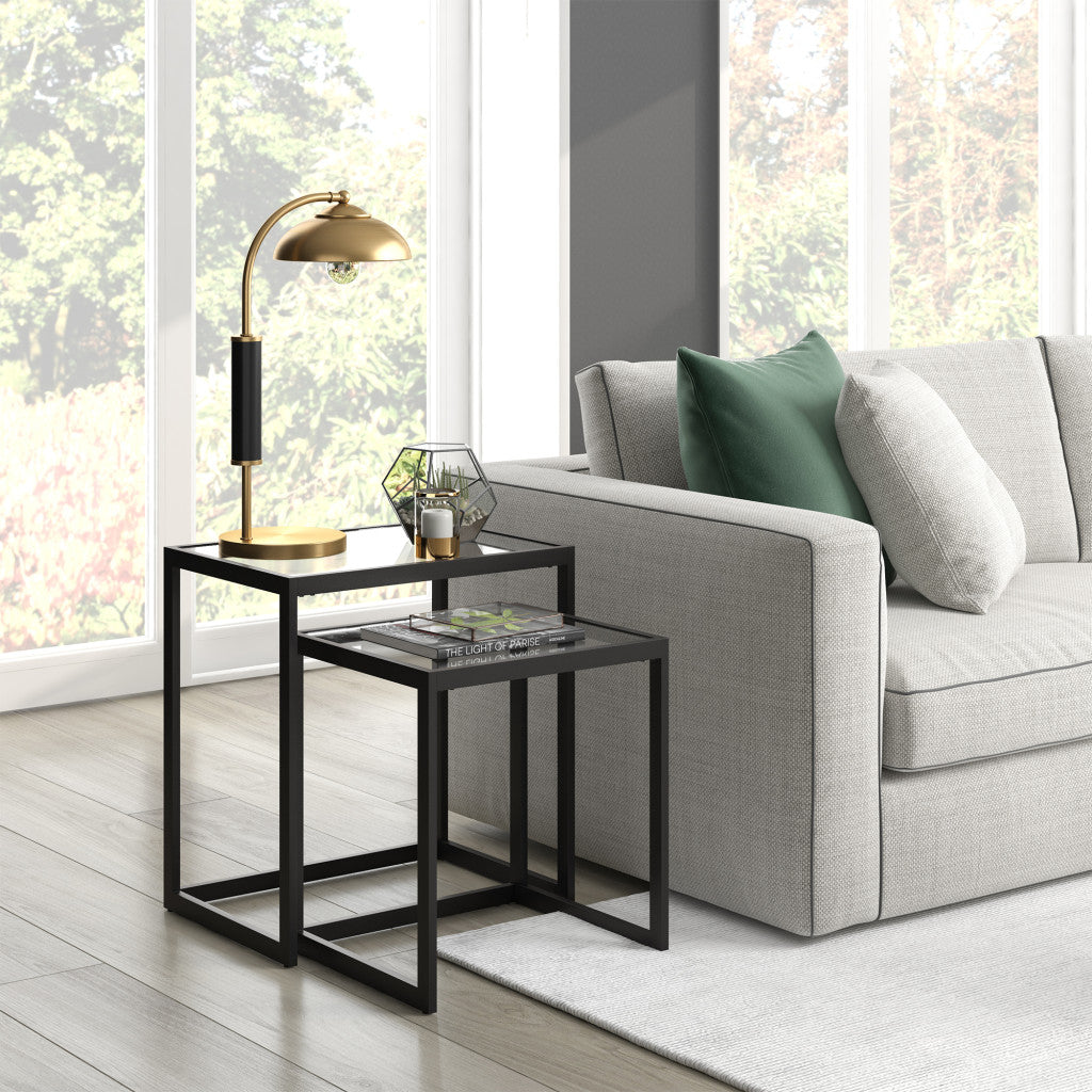 Gold & Black Desk Table Lamp w/ Shade