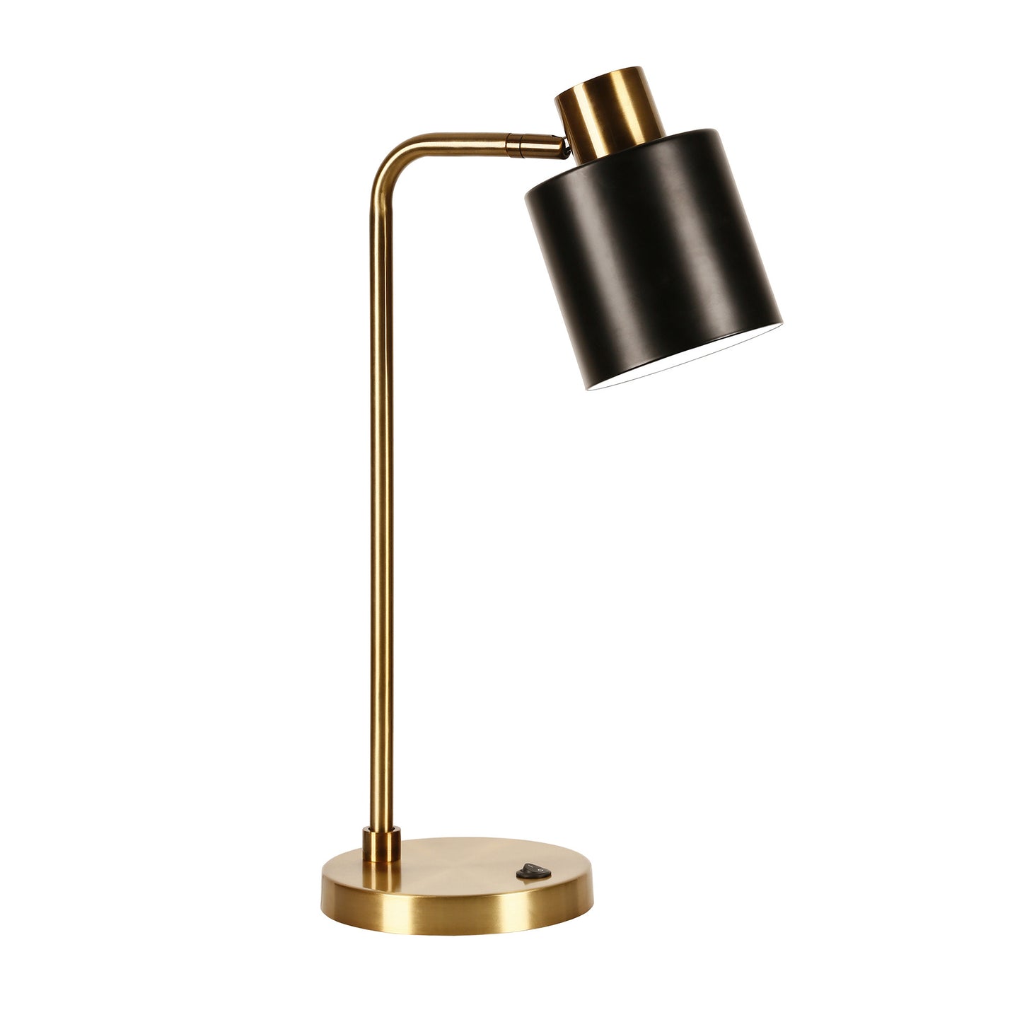 Gold Desk Table Lamp w/ Shade