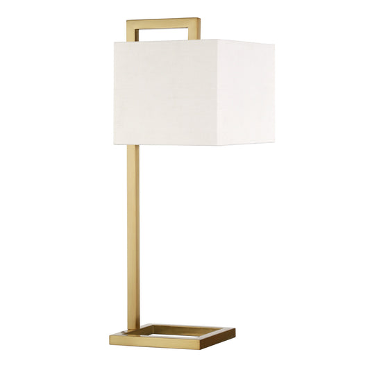 Gold Table Lamp w/ Shade