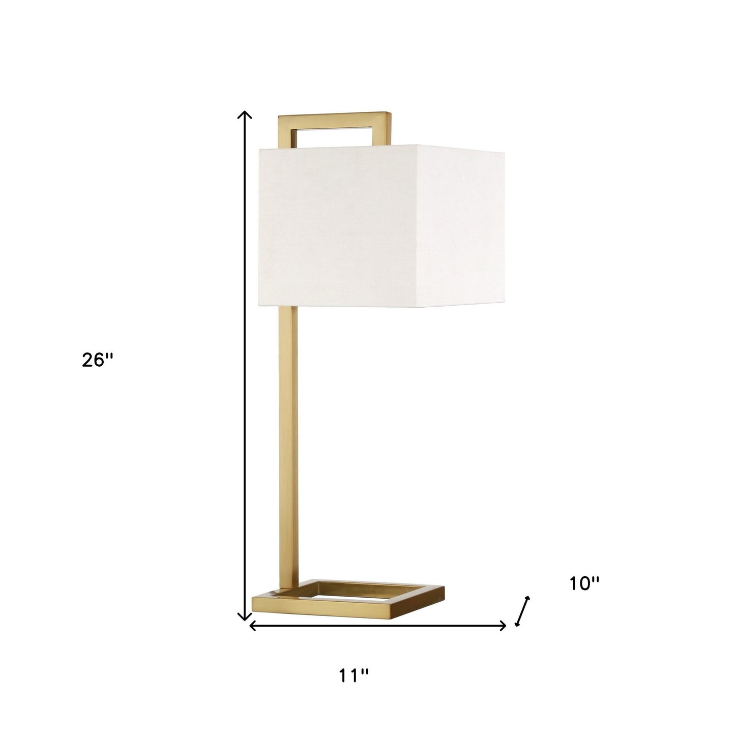 Gold Table Lamp w/ Shade