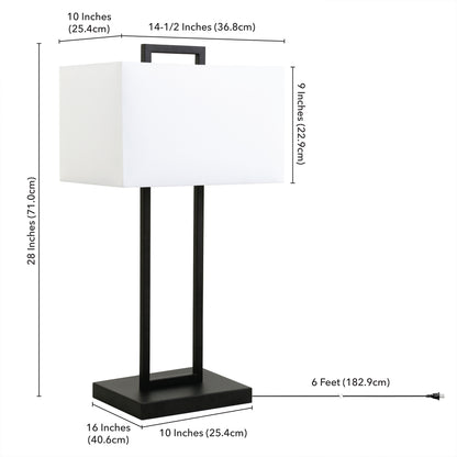 Black Table Lamp w/ Shade