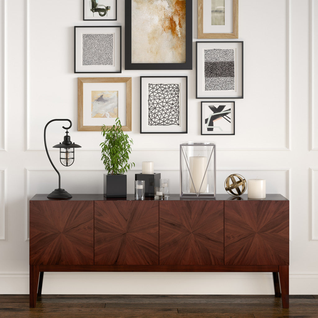 Black Table Lamp w/ Black Cage Shade