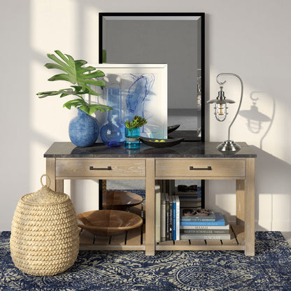 Nickel Table Lamp w/ Nickel Cage Shade