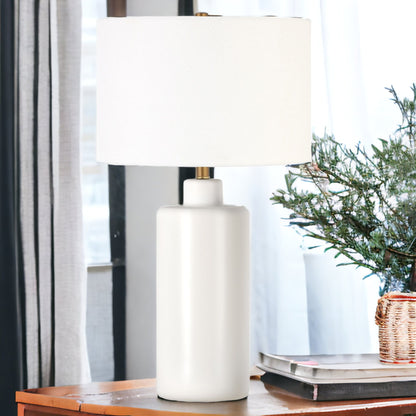 White Table Lamp w/ Shade