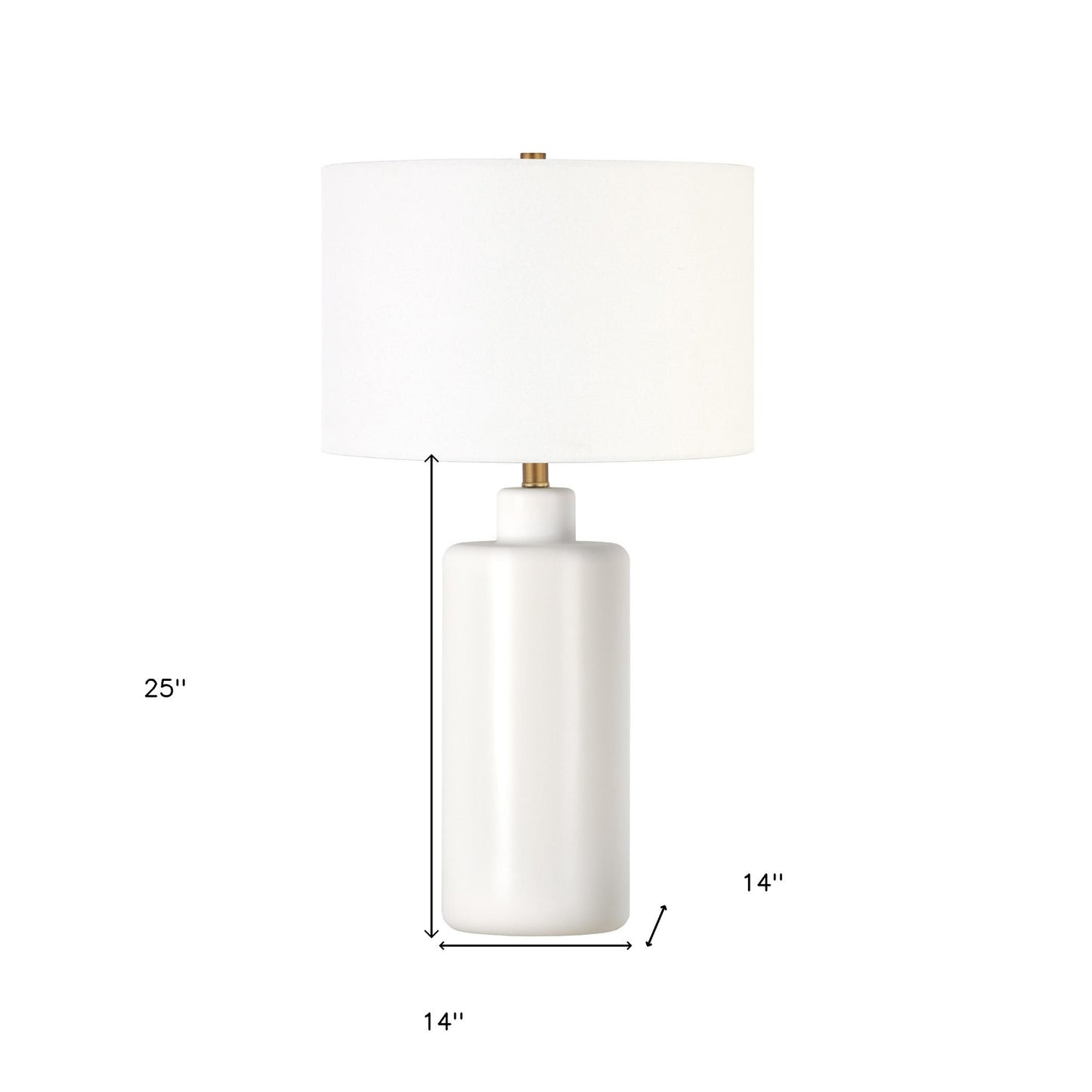 White Table Lamp w/ Shade