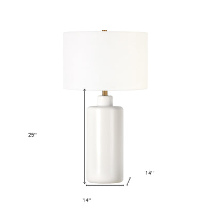 White Table Lamp w/ Shade