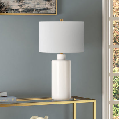 White Table Lamp w/ Shade
