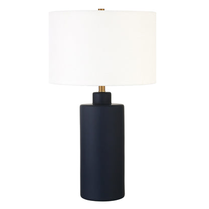 Navy Blue Table Lamp w/ Shade