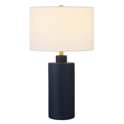 Navy Blue Table Lamp w/ Shade