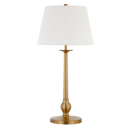 Brass Buffet Lamp w/ Shade