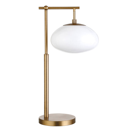Brass Table Lamp w/ Shade