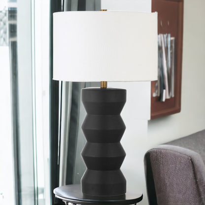 Black Table Lamp w/ Shade
