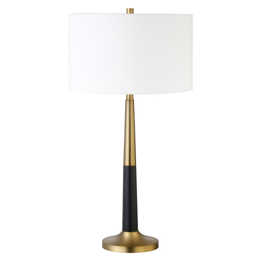Black & Gold Table Lamp w/ Shade