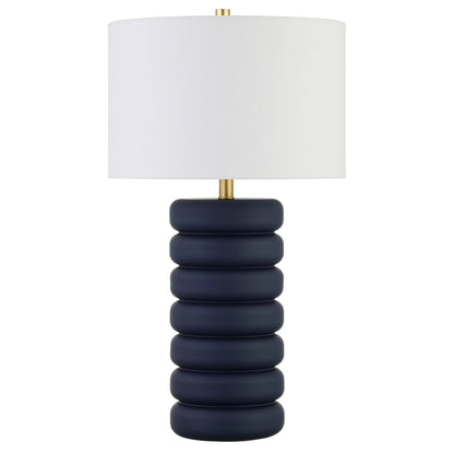 Navy Blue Table Lamp w/ Shade