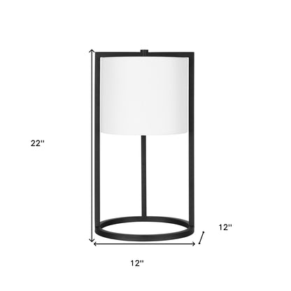 Black Table Lamp w/ Shade