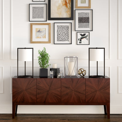 Black Table Lamp w/ Shade