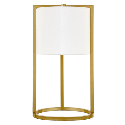 Brass Table Lamp w/ Shade