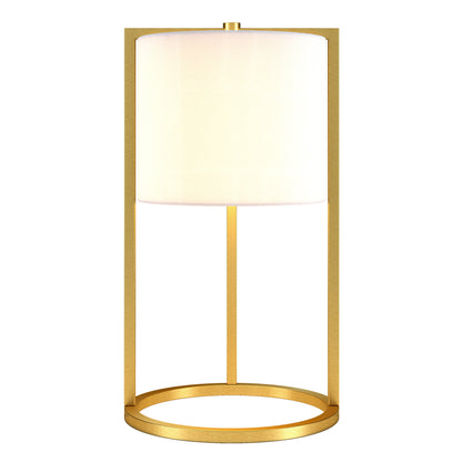 Brass Table Lamp w/ Shade