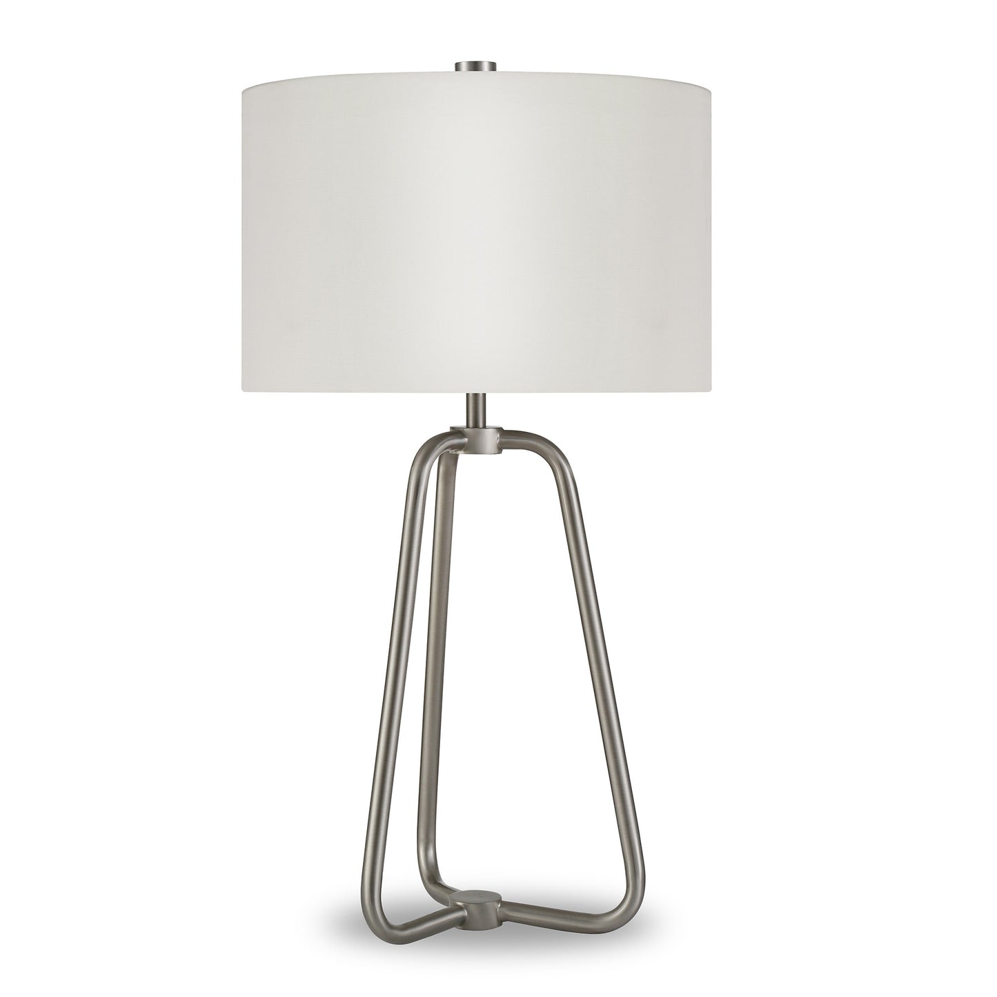 Nickel Table Lamp w/ Shade