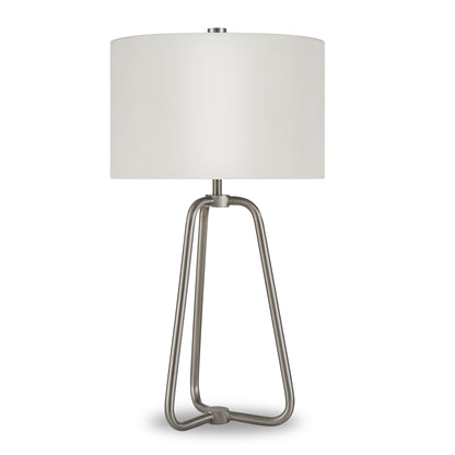 Nickel Table Lamp w/ Shade