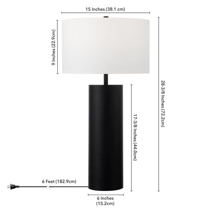 Black Table Lamp w/ Shade