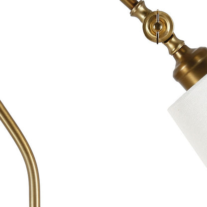 Brass Table Lamp w/ Shade