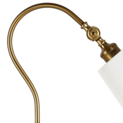 Brass Table Lamp w/ Shade