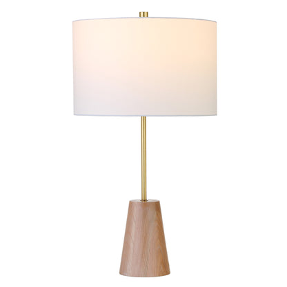 Gold & Brown Table Lamp w/ Shade