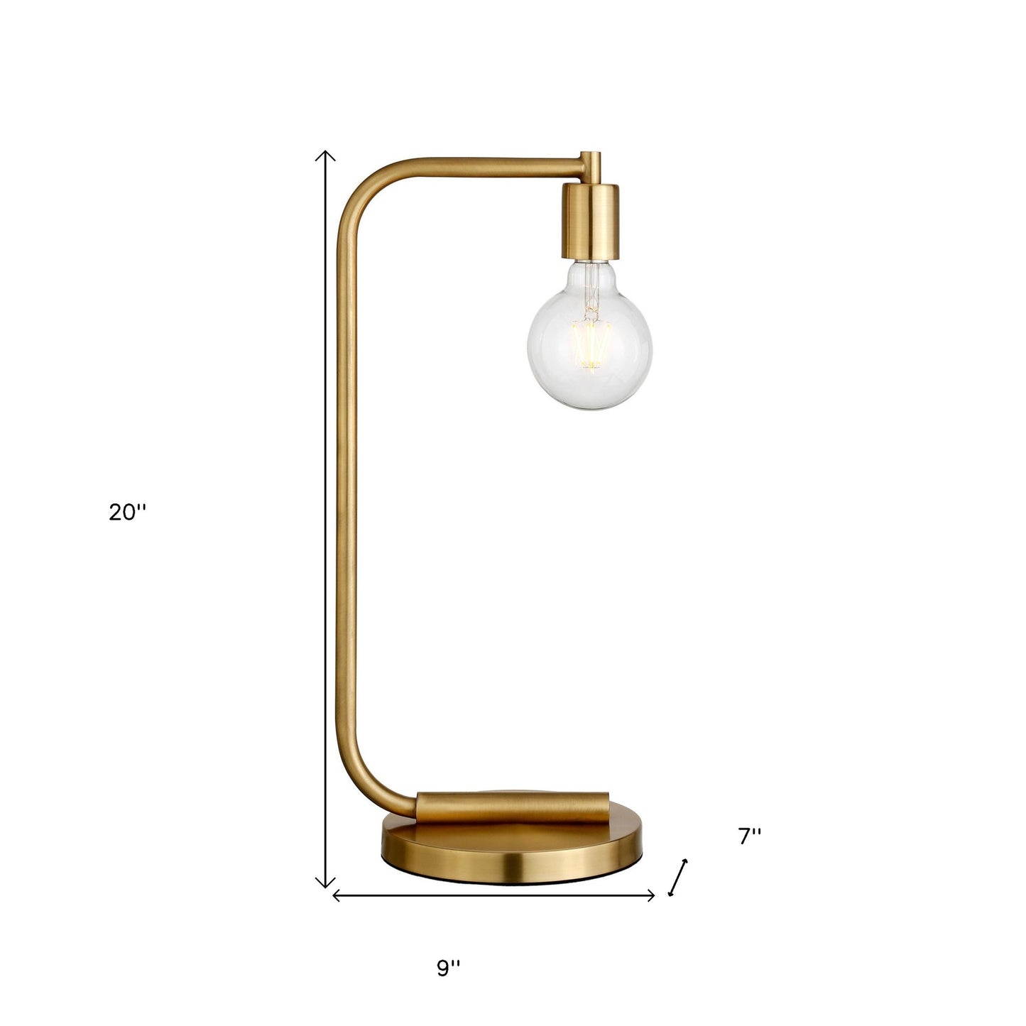 Brass Desk Table Lamp