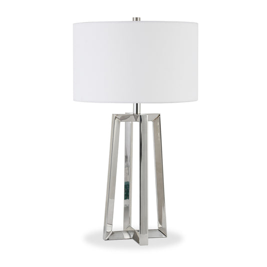 Nickel Table Lamp w/ Shade