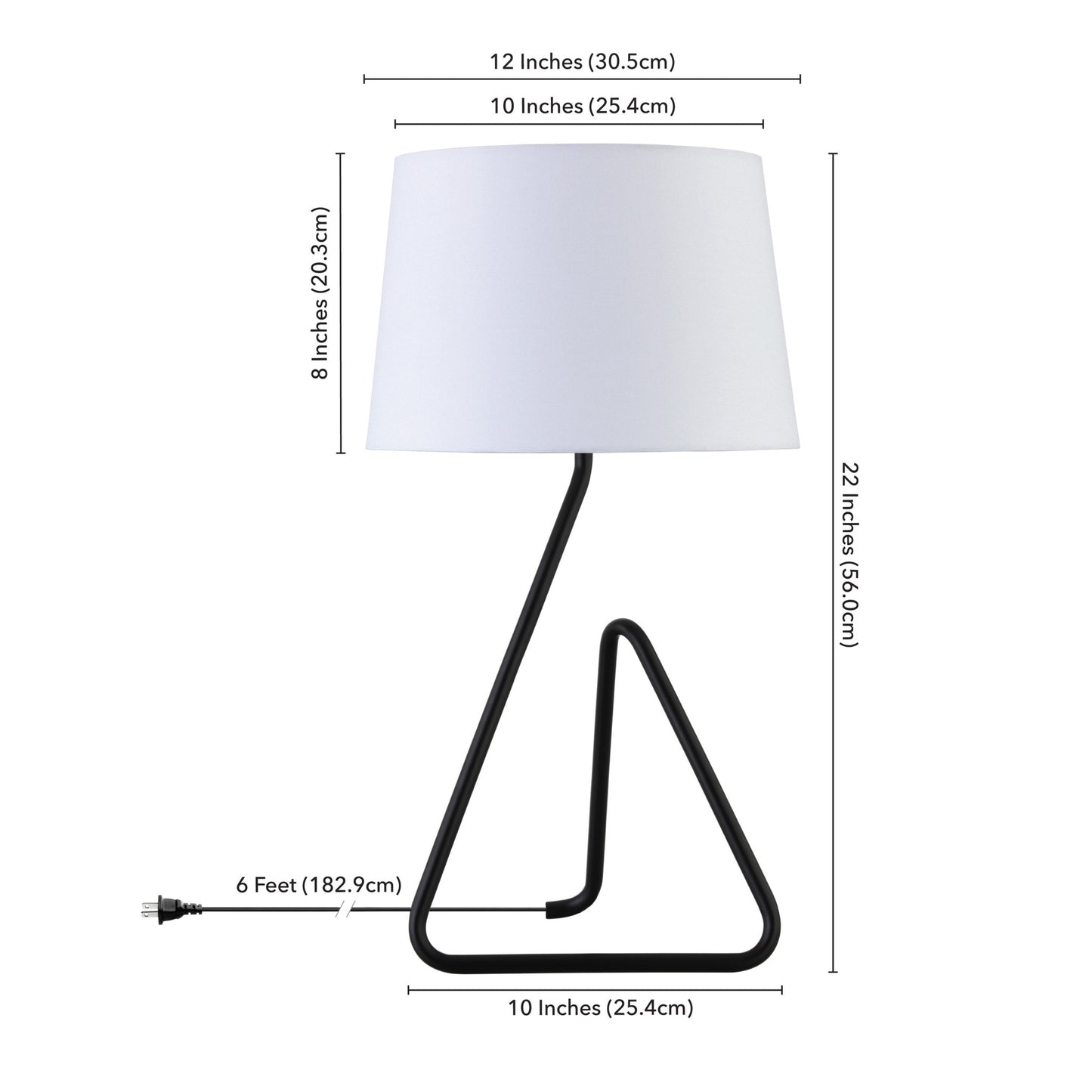 Black Table Lamp w/ Shade