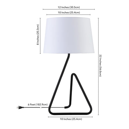 Black Table Lamp w/ Shade